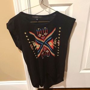 Aztec Indian print top
